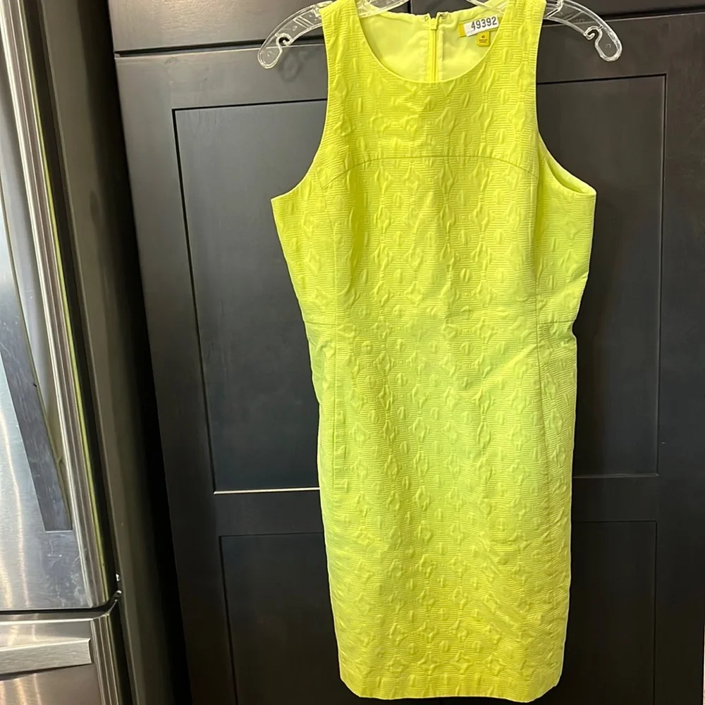 Banana Republic Milly Collection Lime Green Dress. Size 6. Gently worn. - Picture 2 of 16